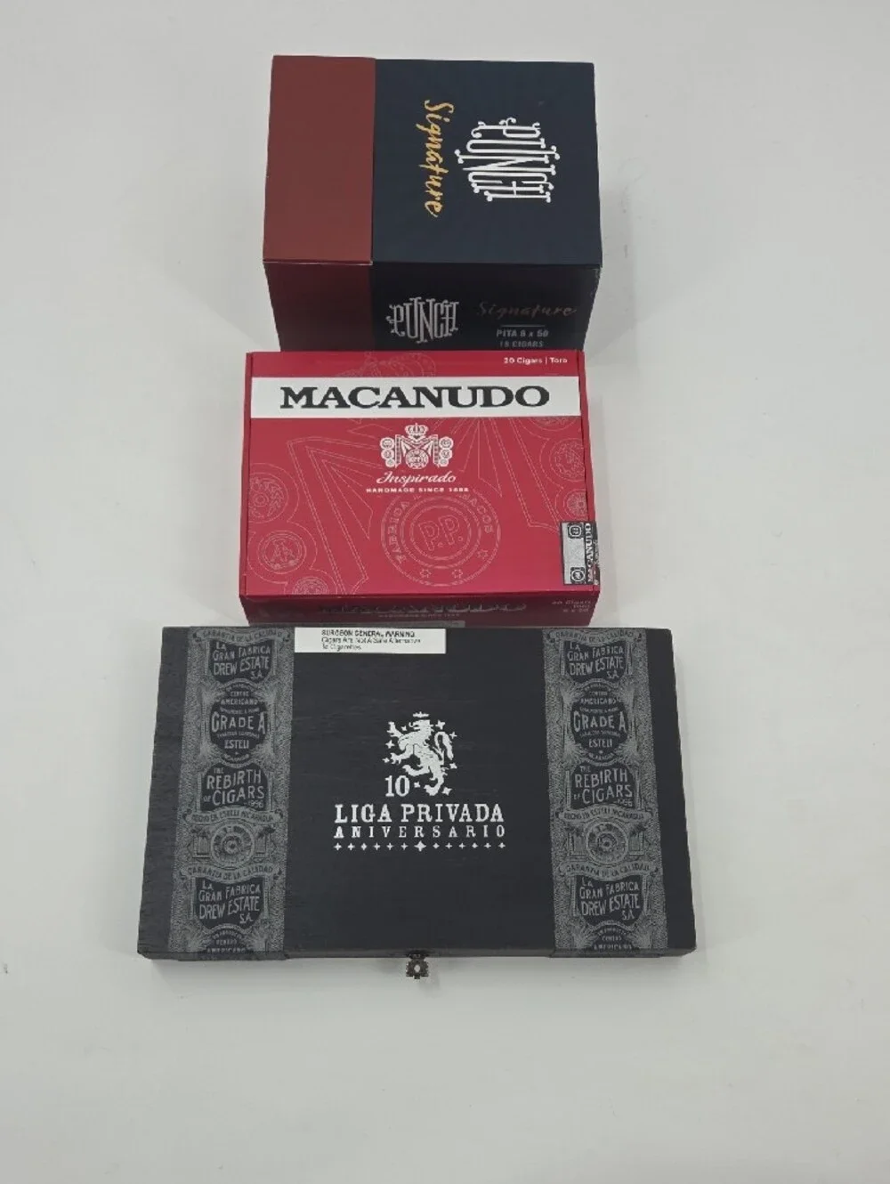 Lot Of 3 Cigar Boxes
